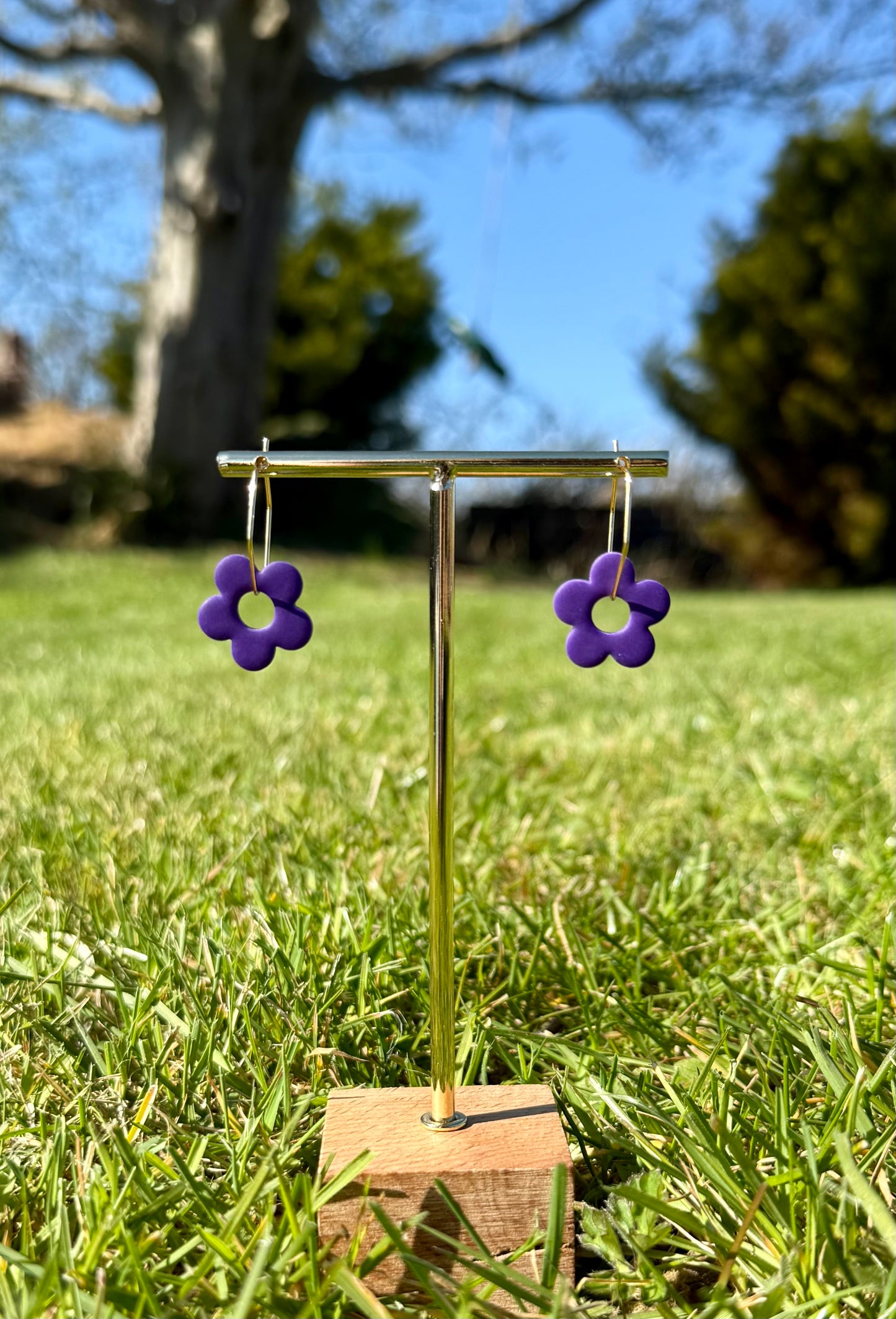Flower Hoops - multiple colours available