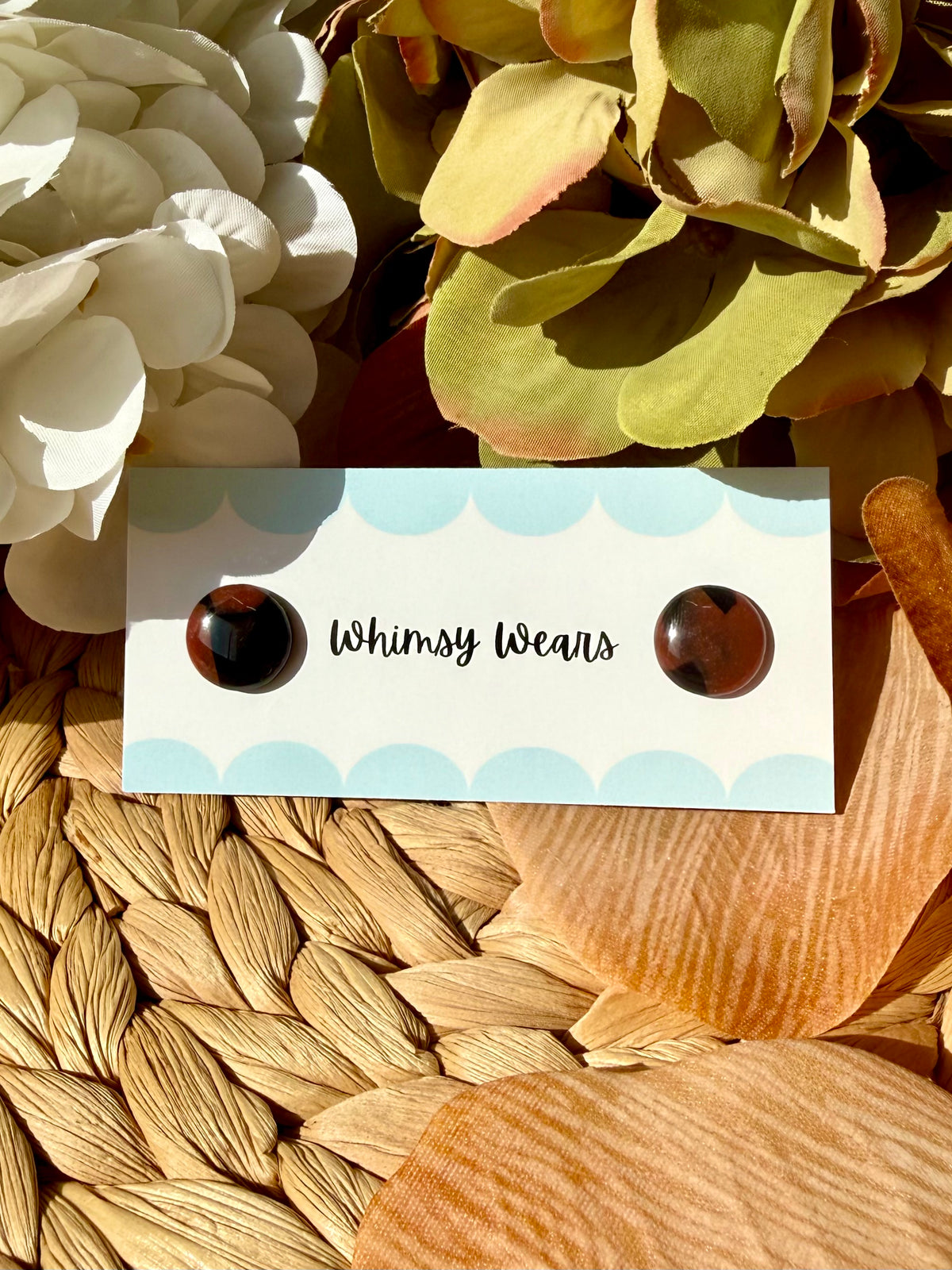 Tortoiseshell Studs - LIMITED
