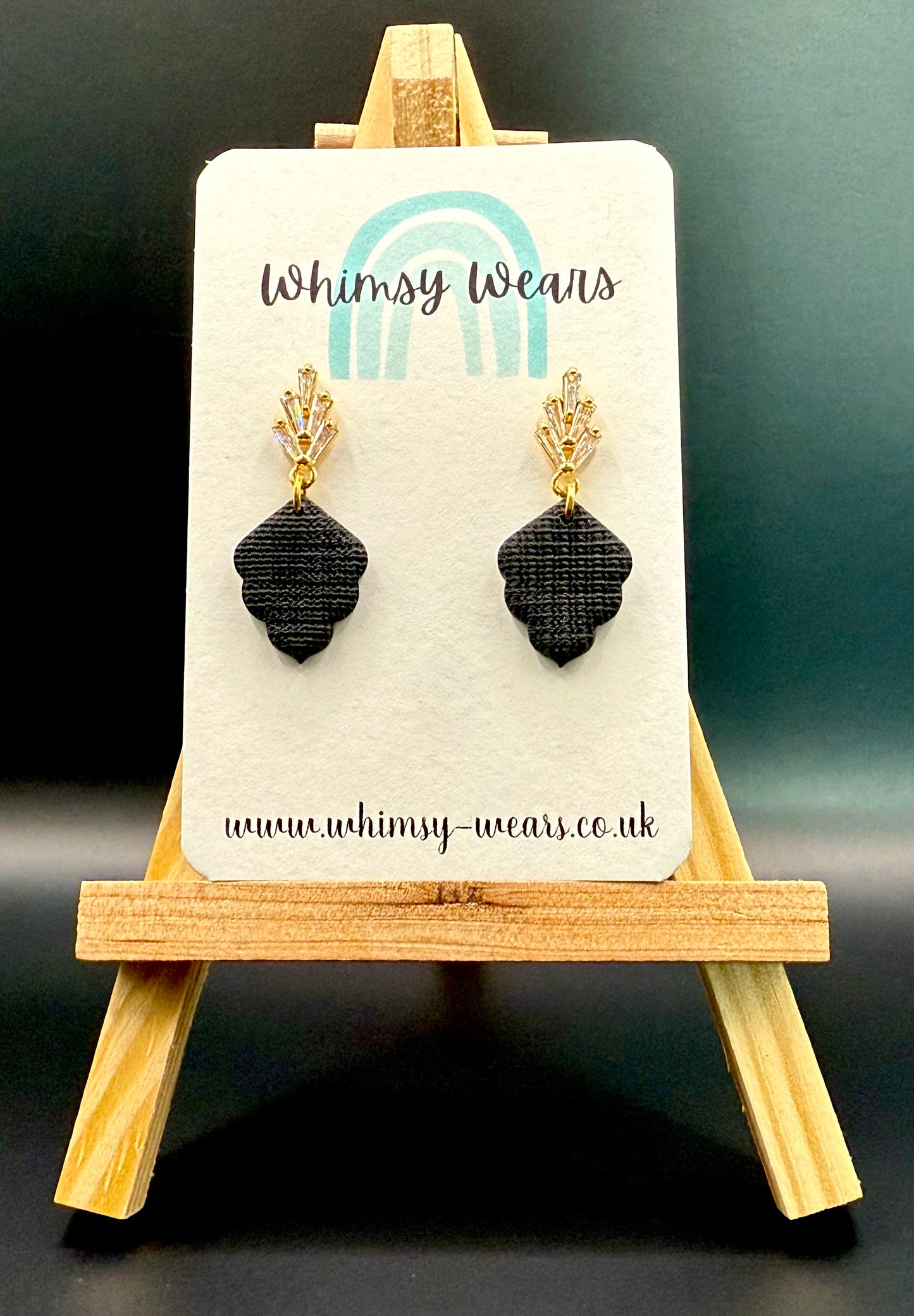 Textured Drop Earrings