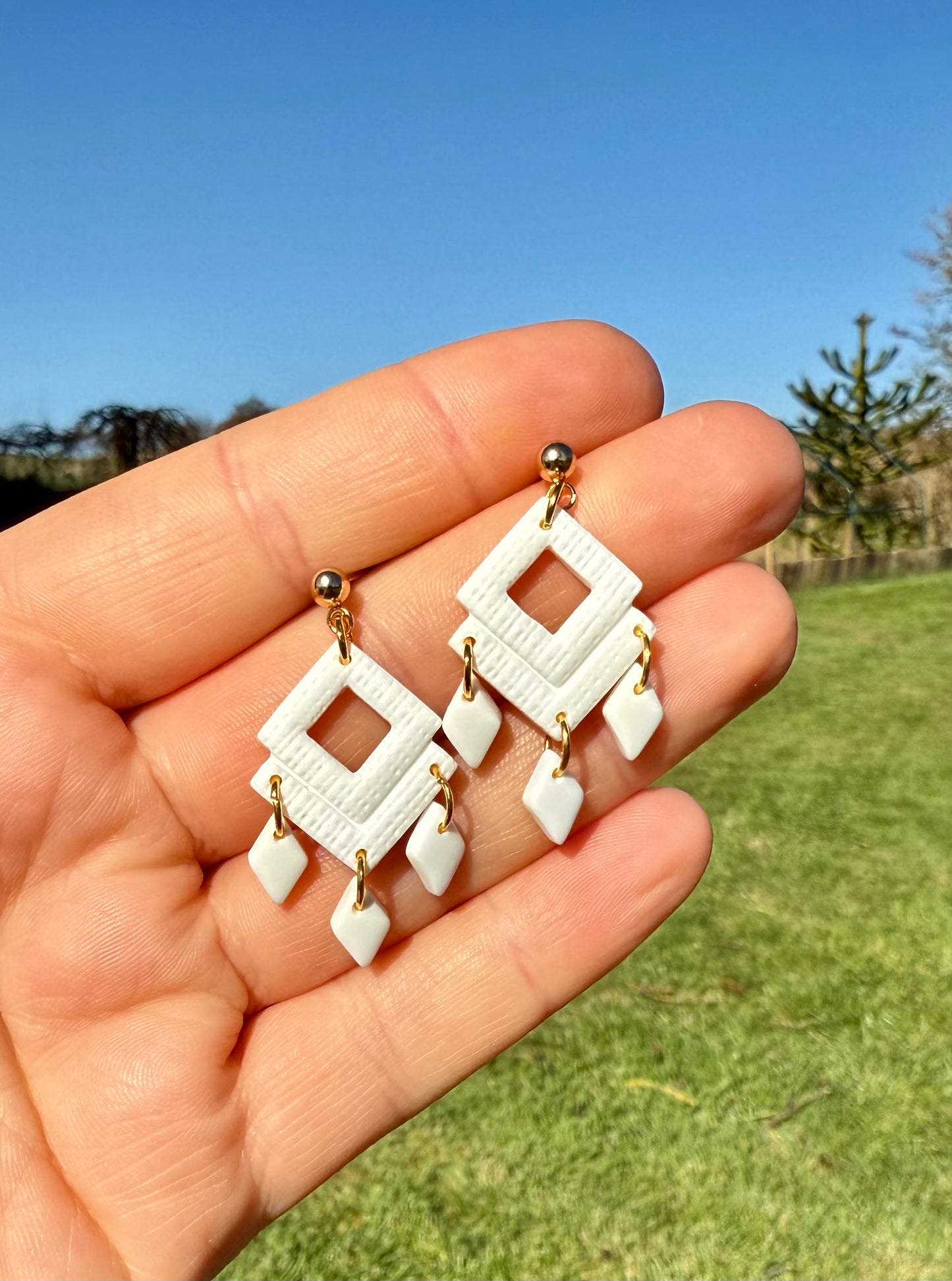 Boho Geometric Earrings - multiple colours available