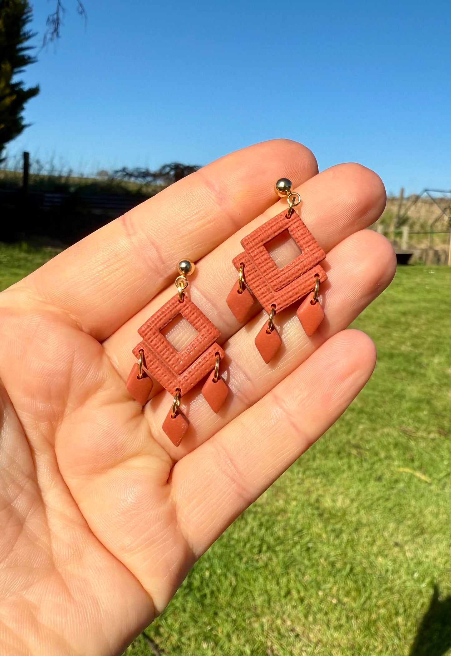 Boho Geometric Earrings - multiple colours available