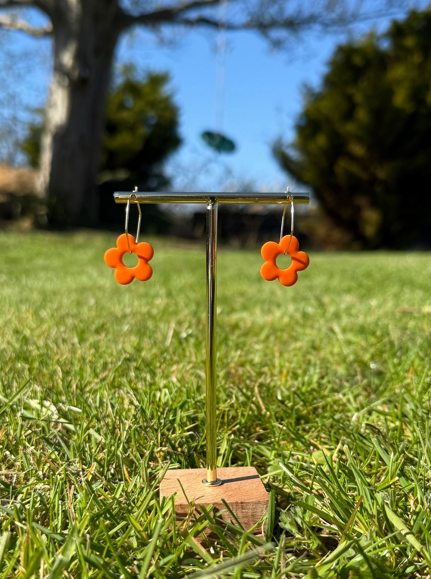 Flower Hoops - multiple colours available
