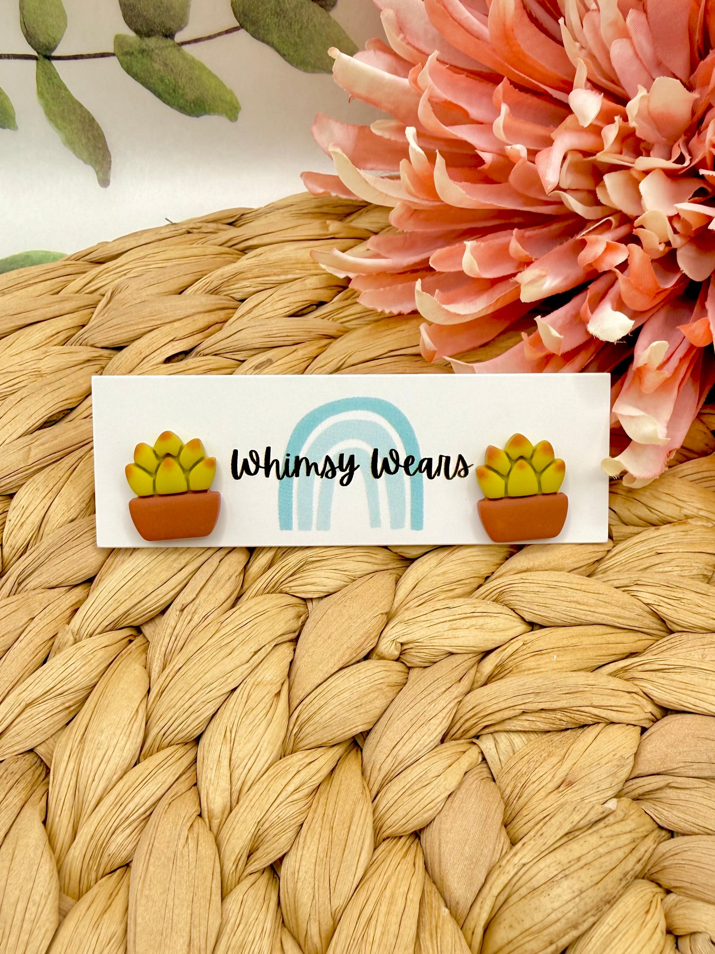 Succulent Studs