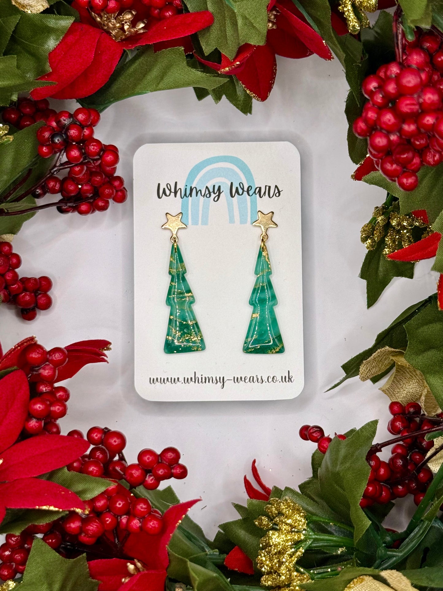 Green & Gold Christmas Trees