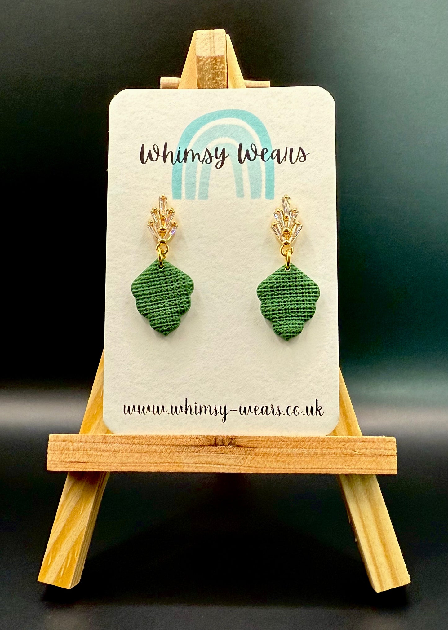 Textured Drop Earrings