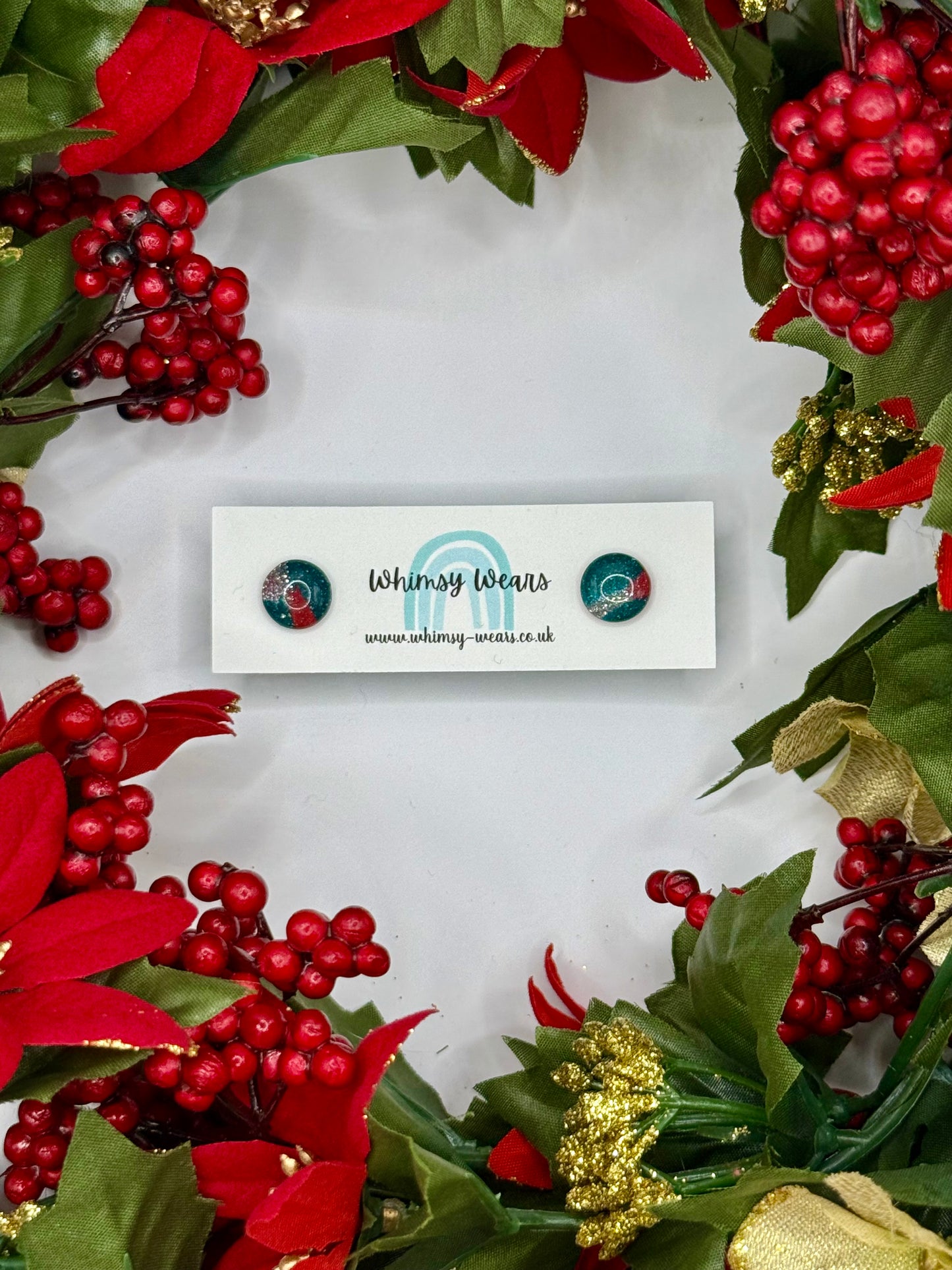 Christmas Studs - Silver