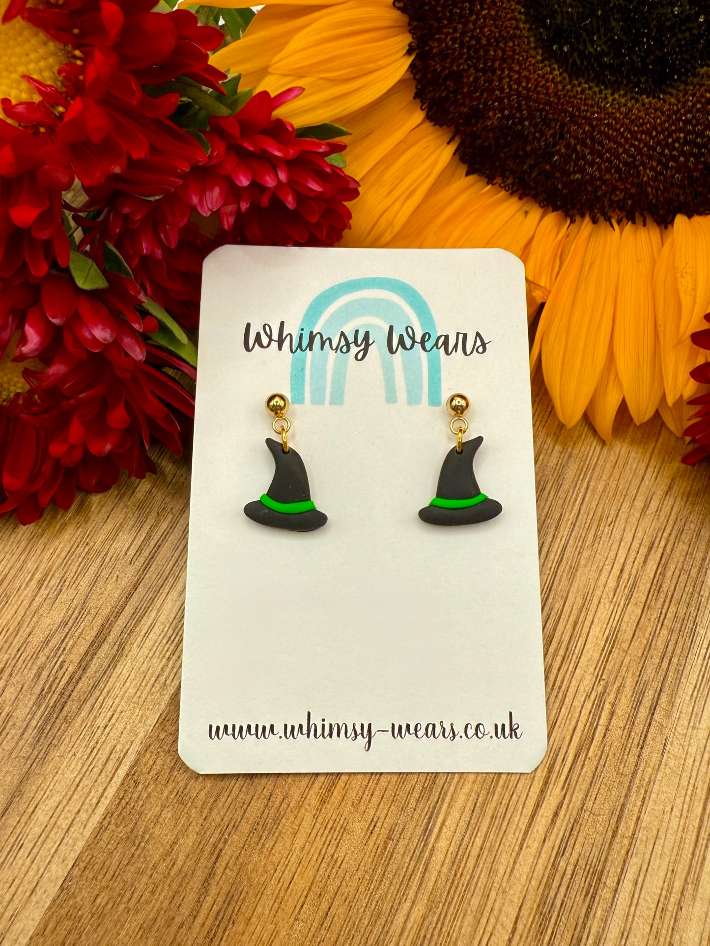 Witch Hat Drop Earrings