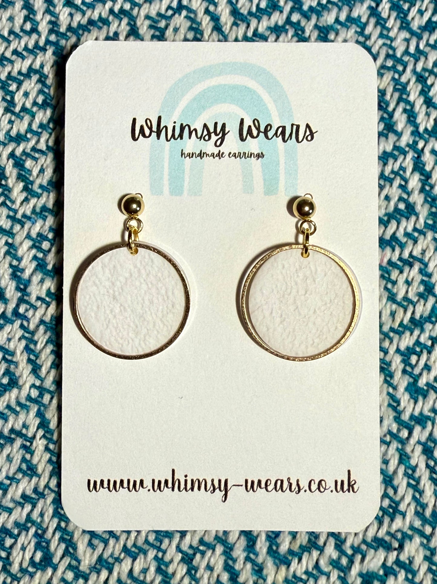 Boho White Circles