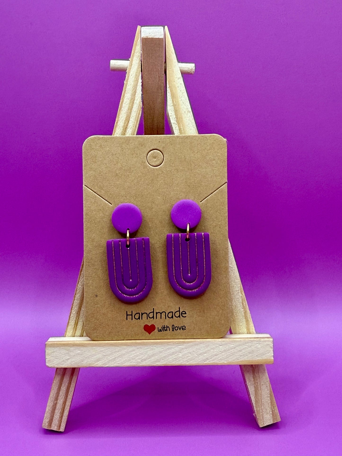 Upside Down Arch - Purple & Gold
