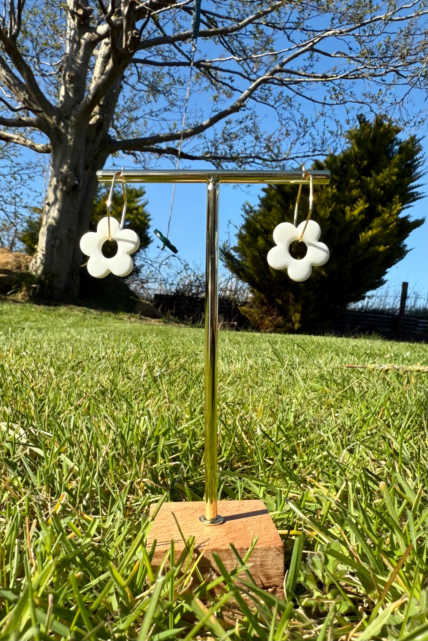 Flower Hoops - multiple colours available