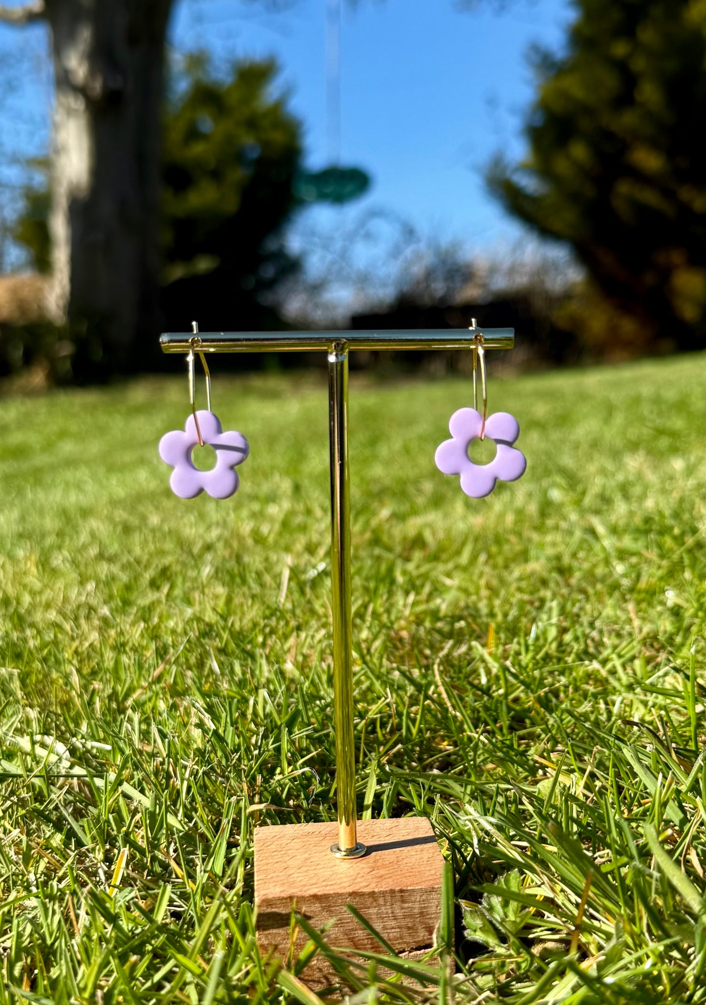 Flower Hoops - multiple colours available