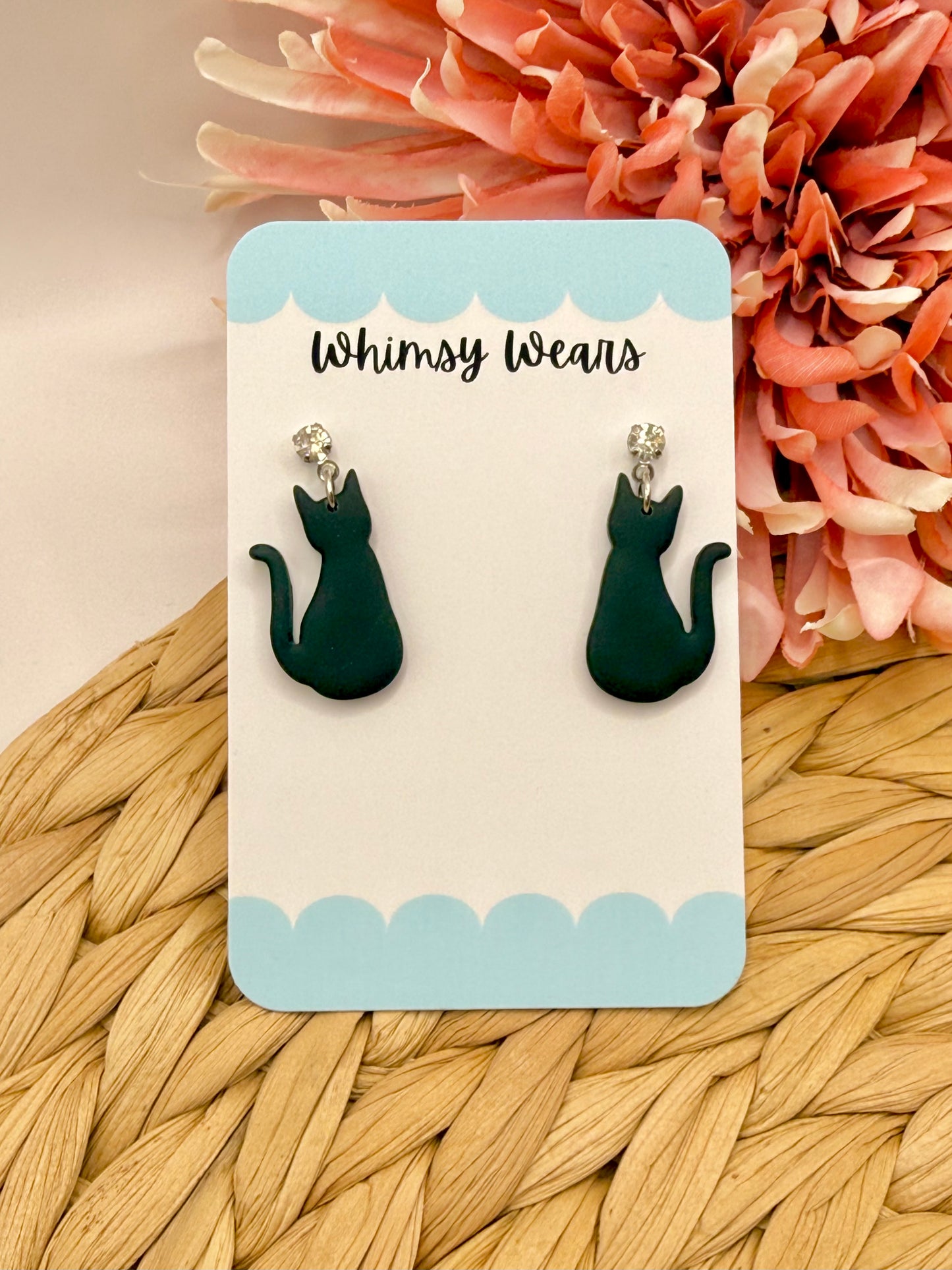 Black Cat Dangles