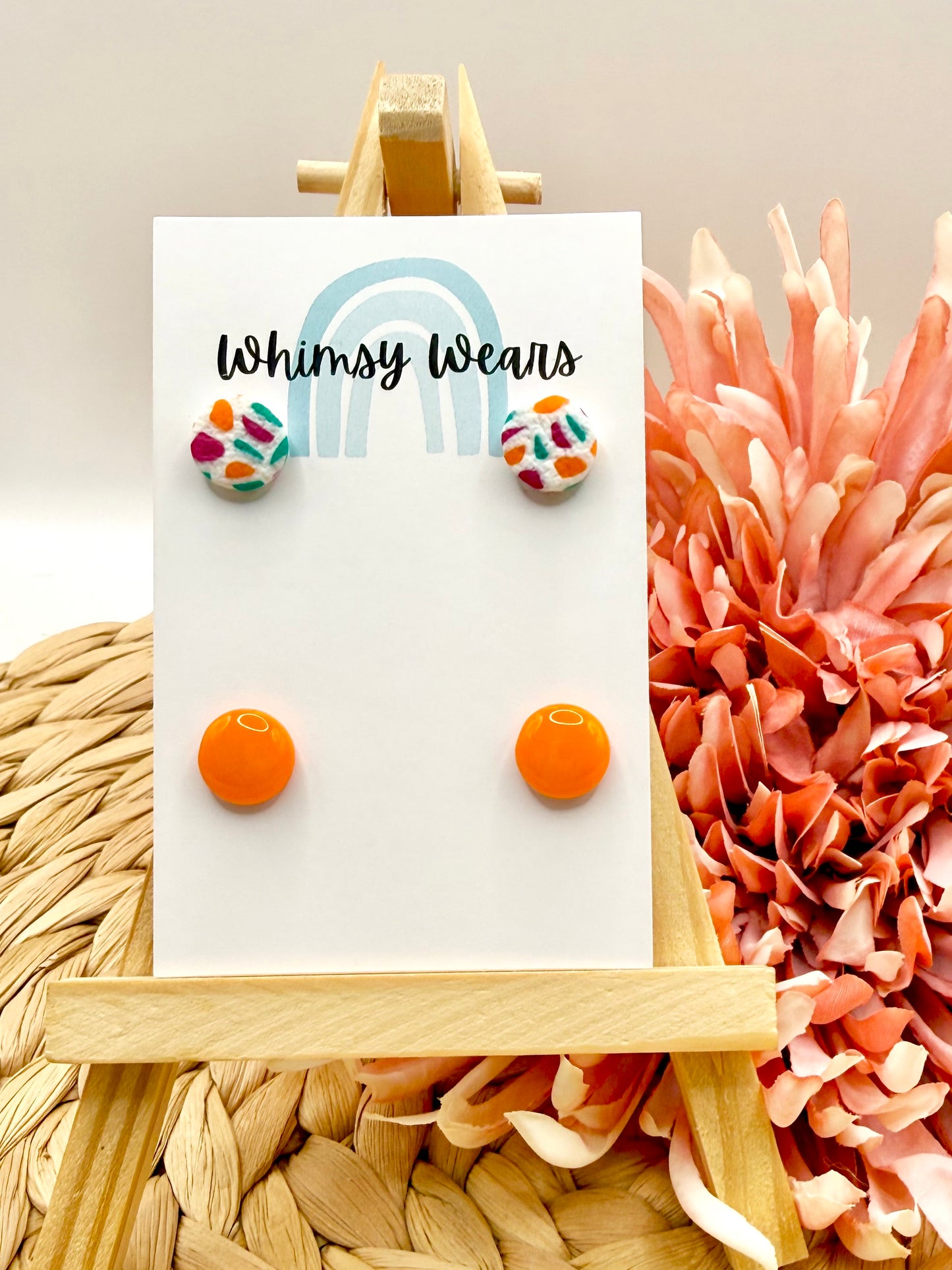 Terrazzo Stud Pack - Orange