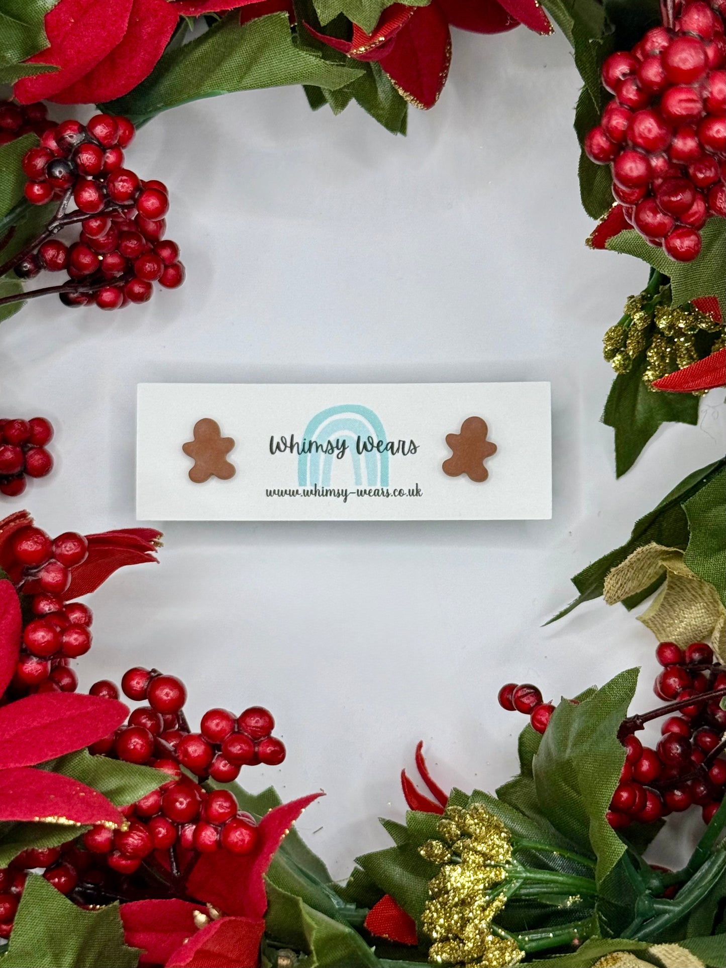 Gingerbread Men Studs