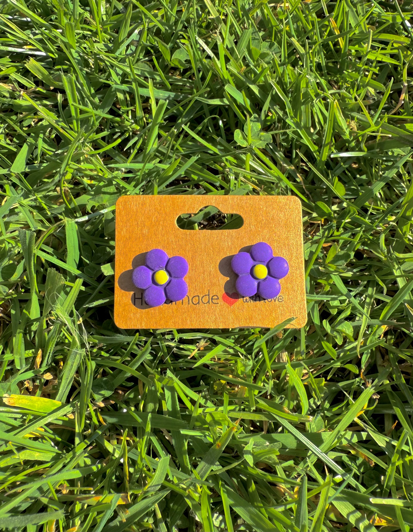 Flower Studs - multiple colours available