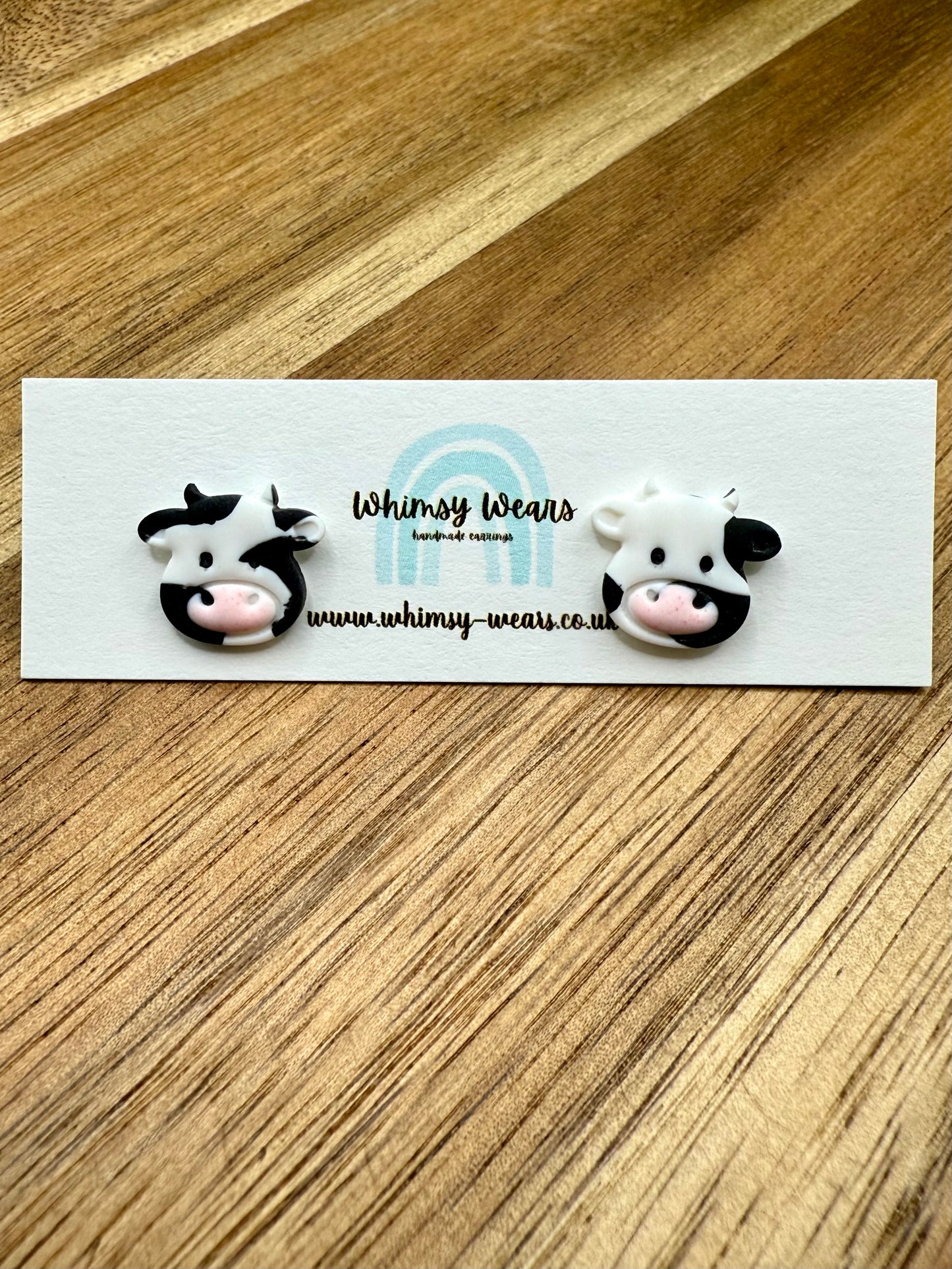 Black & White Cow Studs
