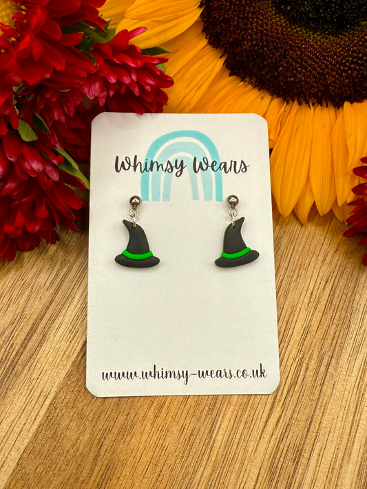 Witch Hat Drop Earrings