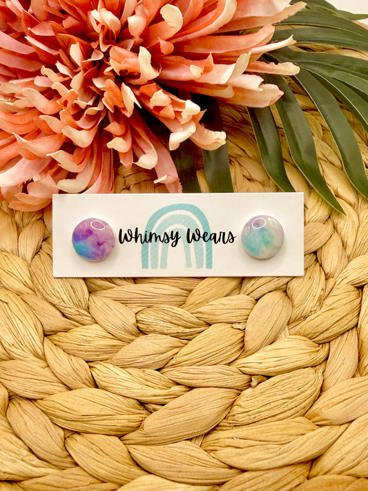 Watercolour Studs