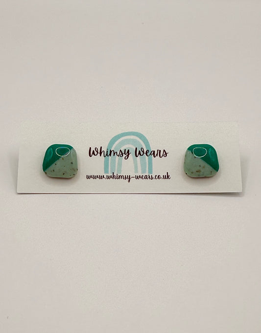 Botanical Green Studs