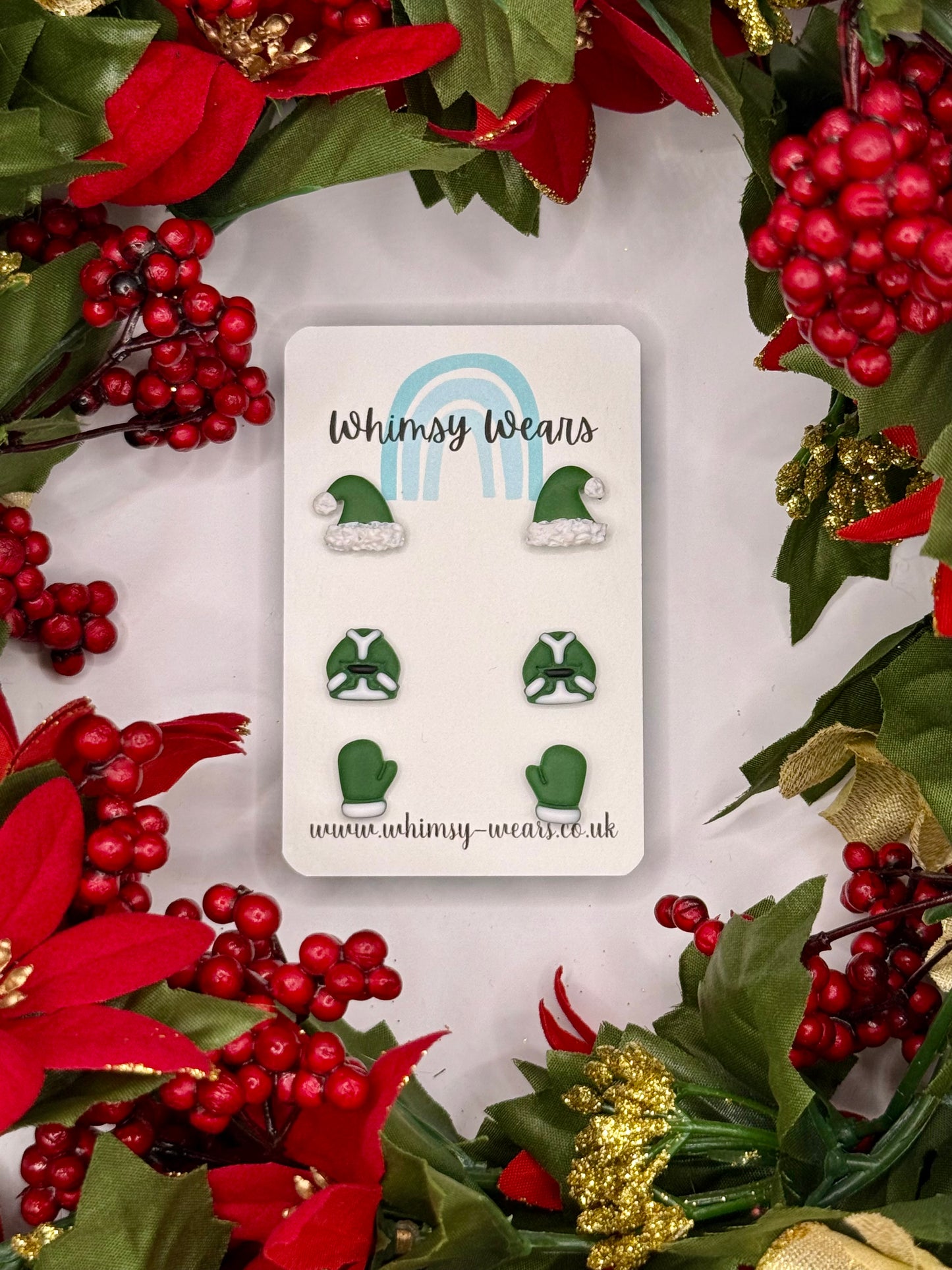 Winter Warmer Stud Pack - Green