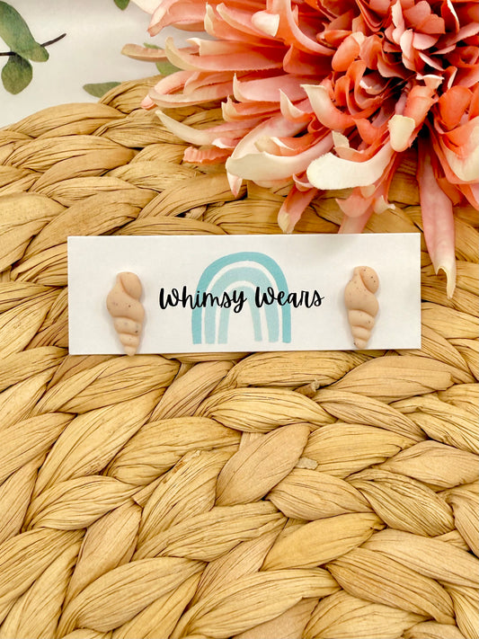 Seashell Studs