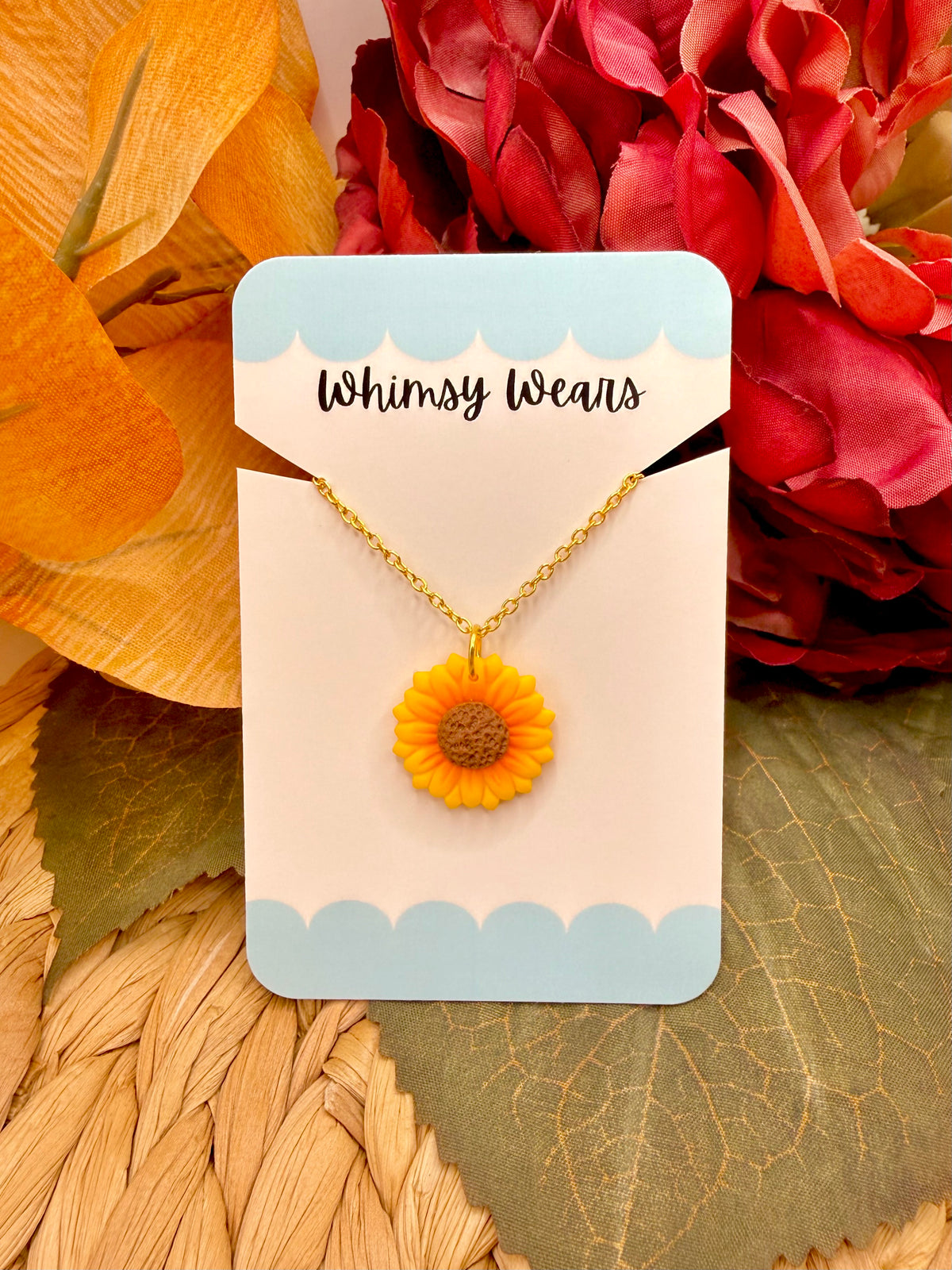 Sunflower Necklace
