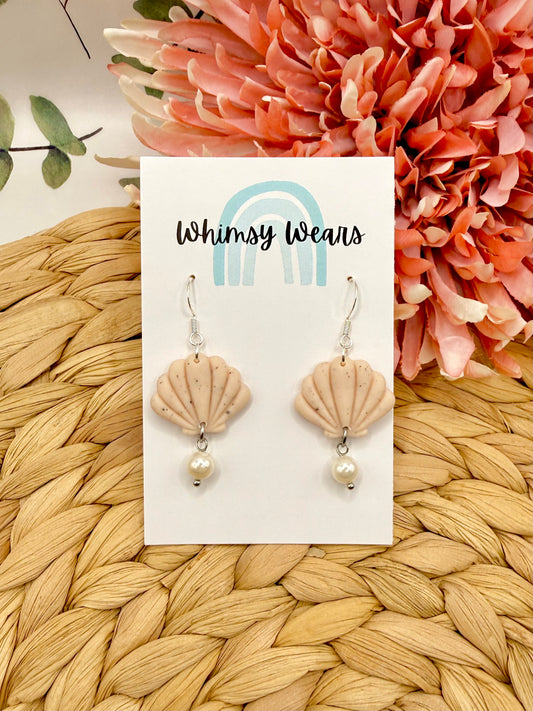 Pearly Shell Dangles