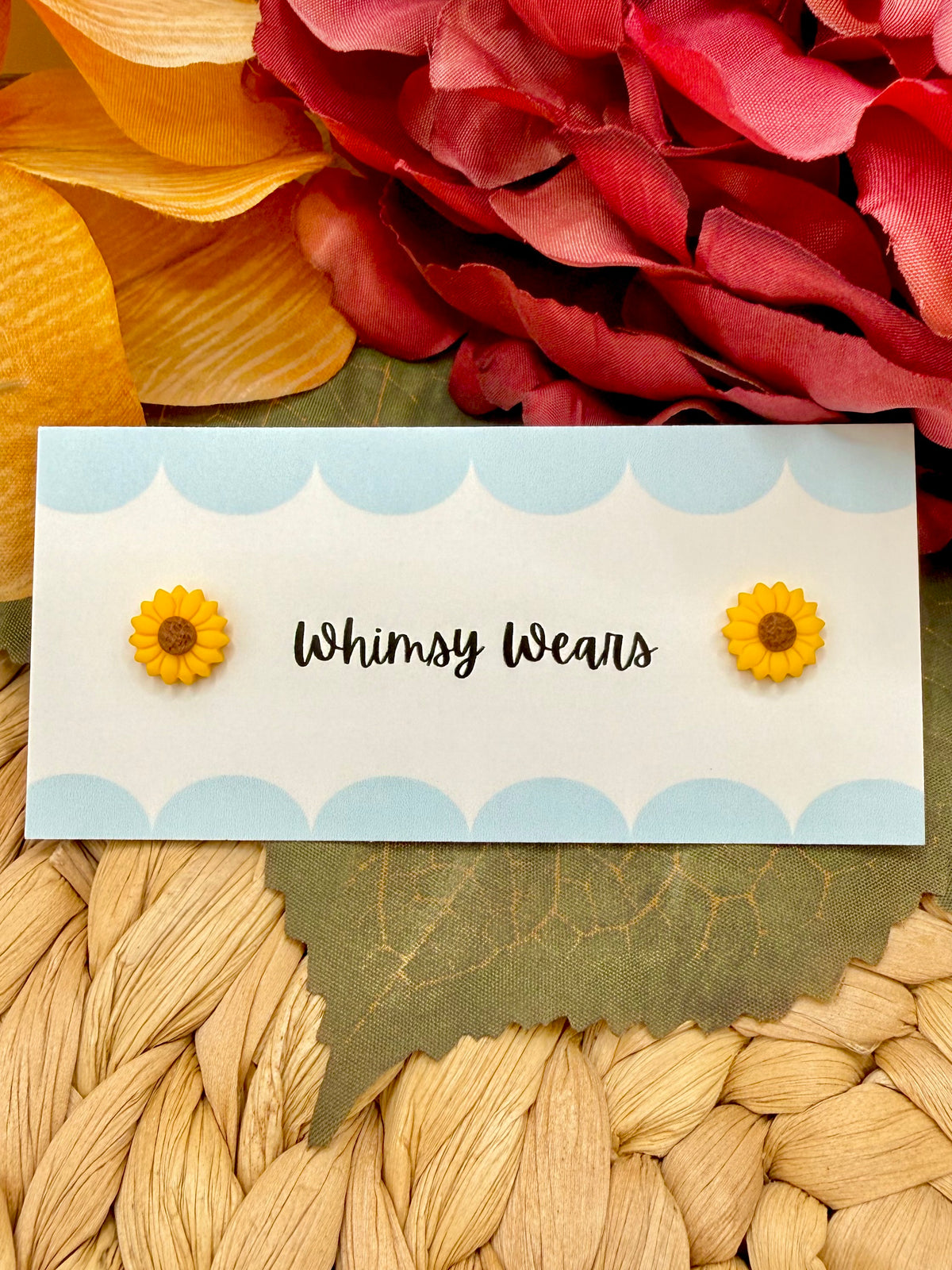 Sunflower Studs