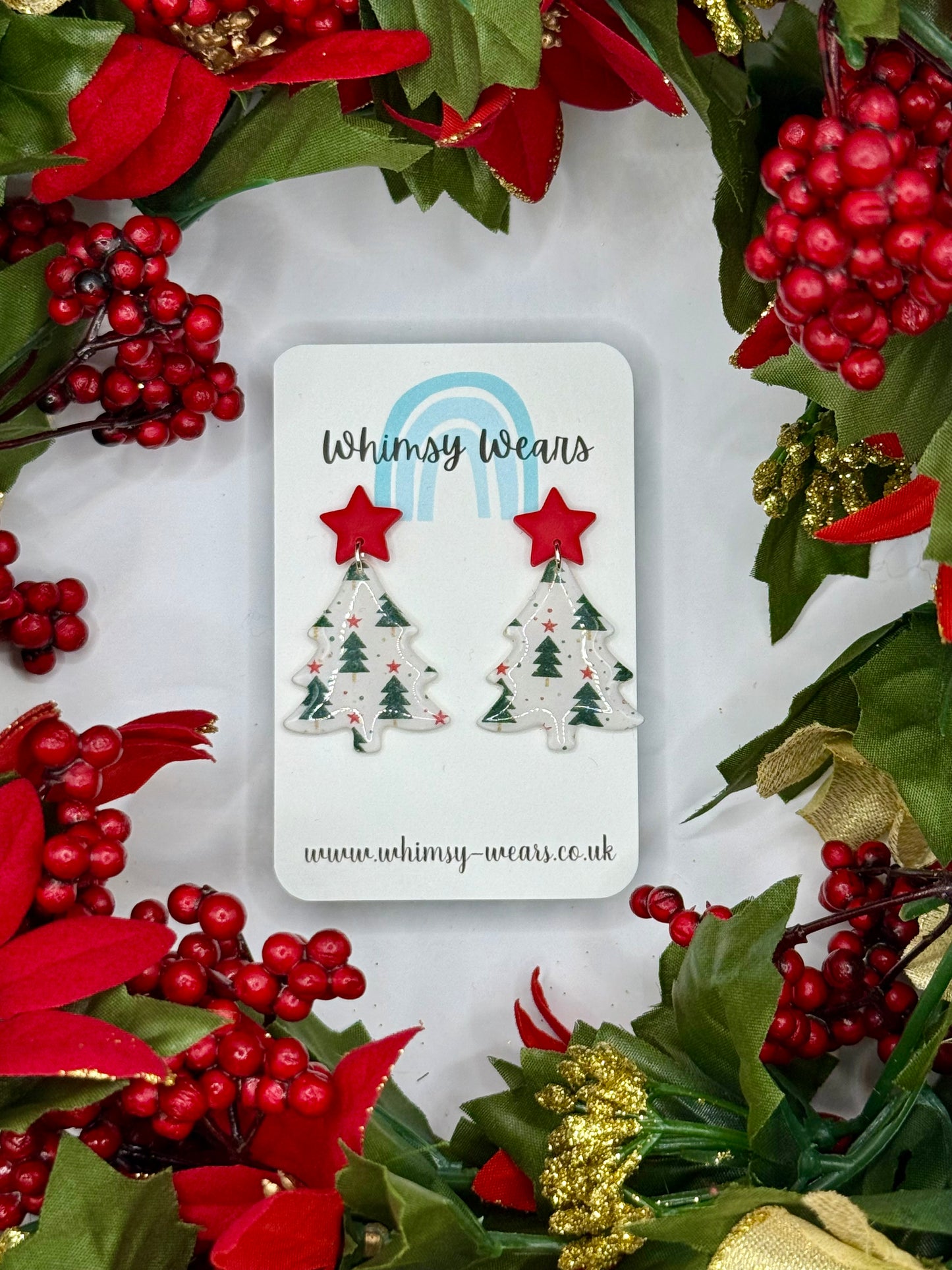 Tree Patterned Christmas Trees