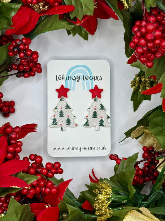 Tree Patterned Christmas Trees