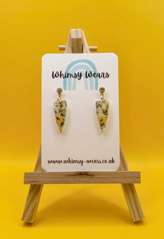 Sunflower Drop Earrings