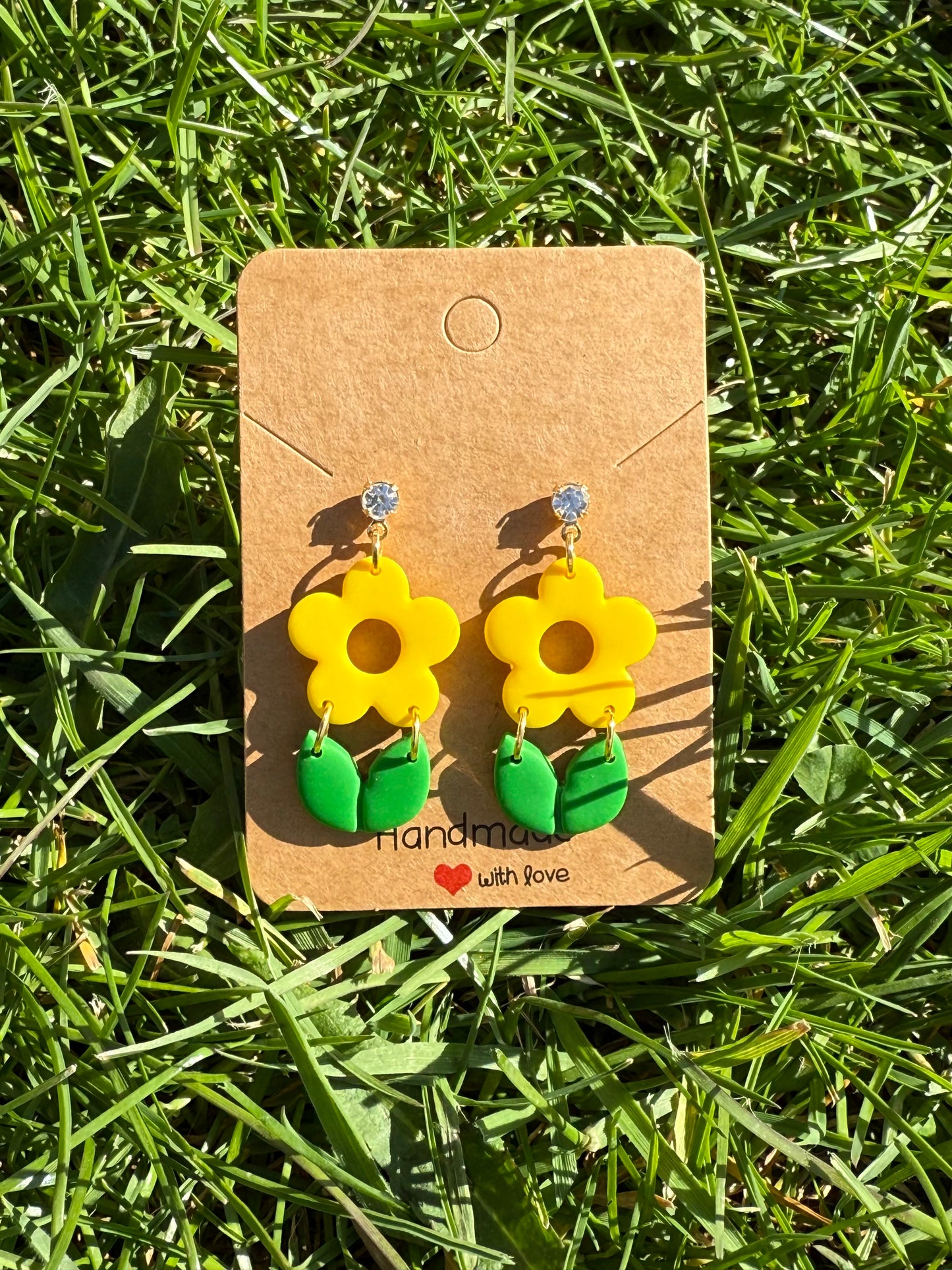 Flower with Leaves - multiple colours available