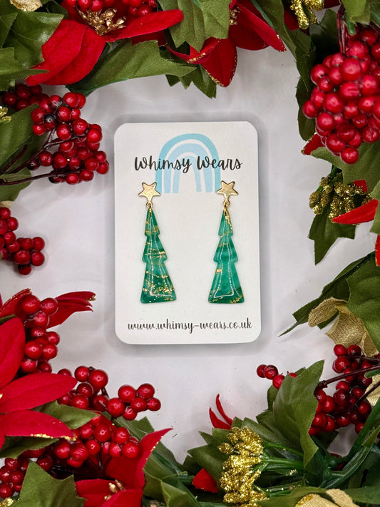 Green & Gold Christmas Trees