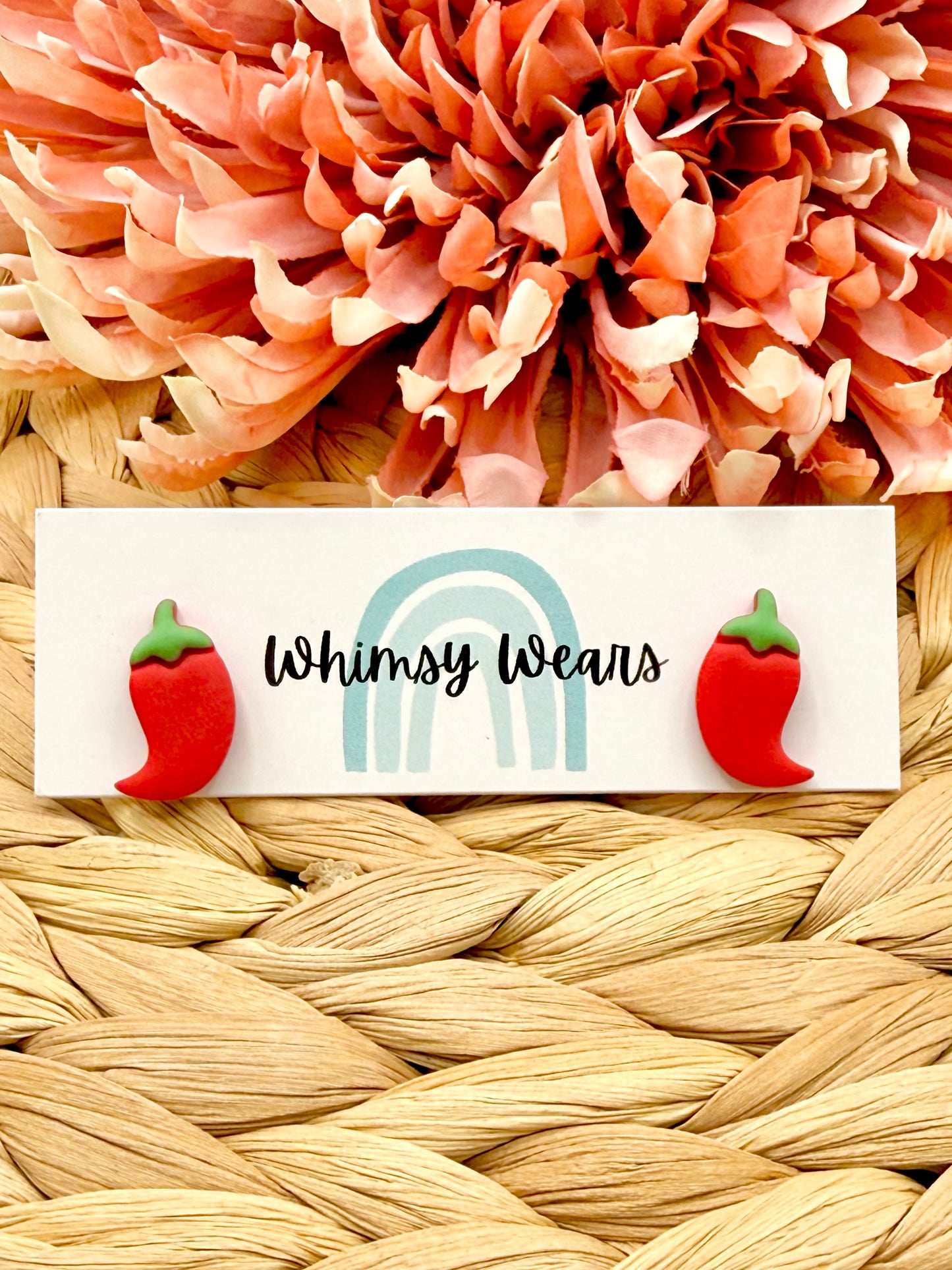 Chili Pepper Studs