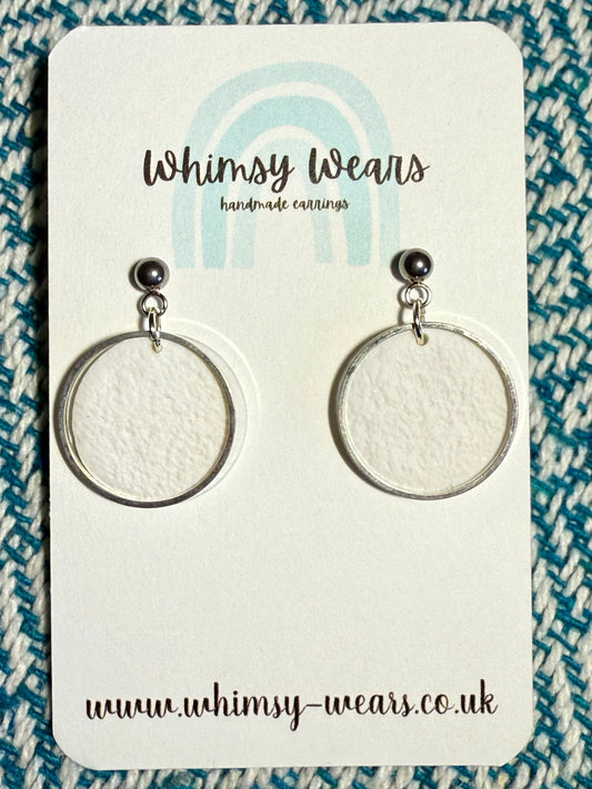Boho White Circles