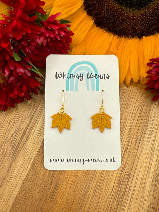 Ochre Maple Leaf