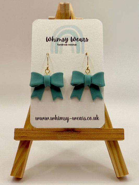 Bow Earrings - multiple colours available
