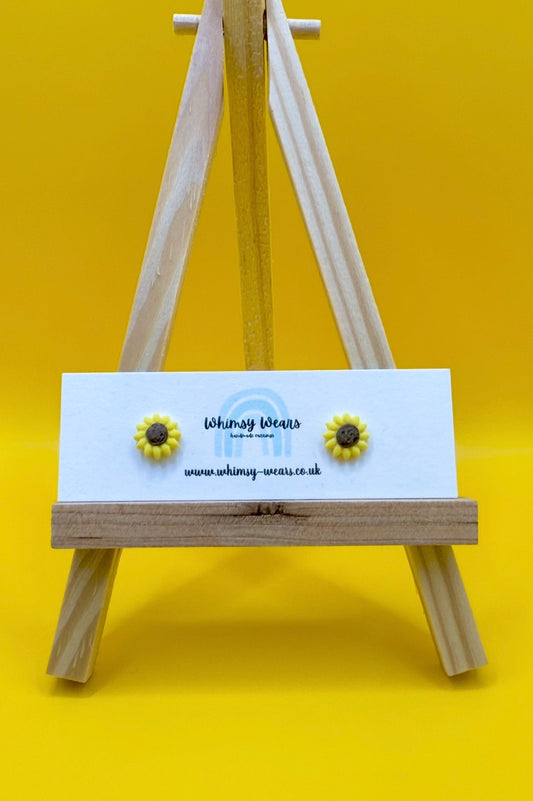 Micro Sunflower Studs
