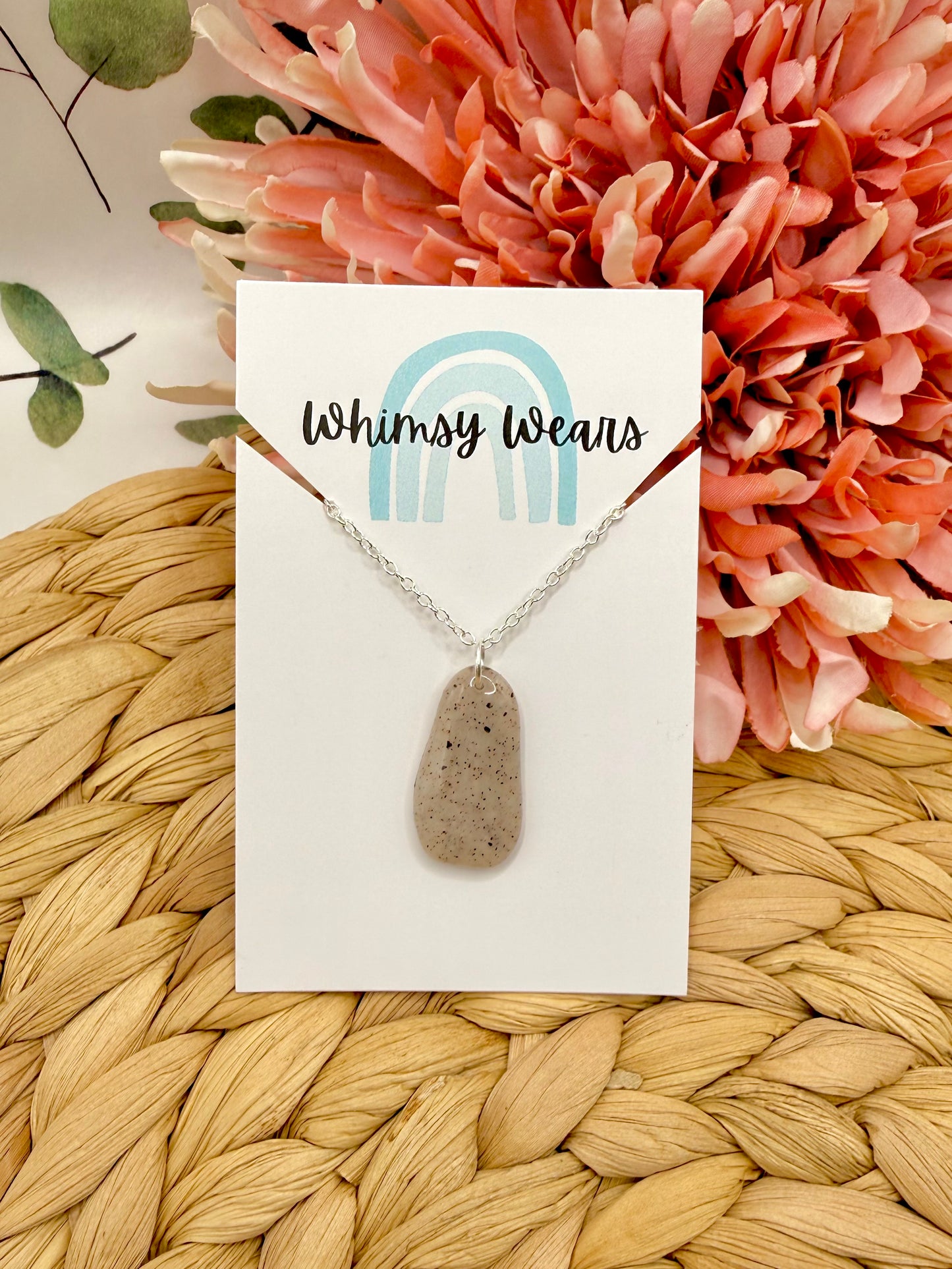 Beach Pebble Necklace