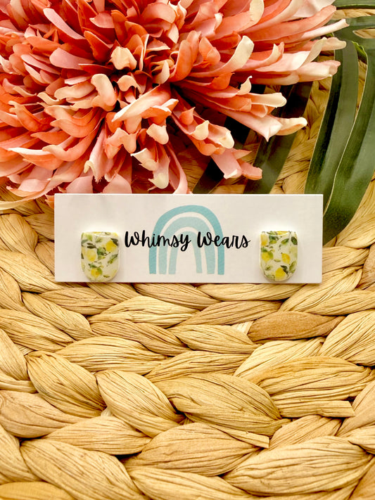 Leafy Lemon Studs