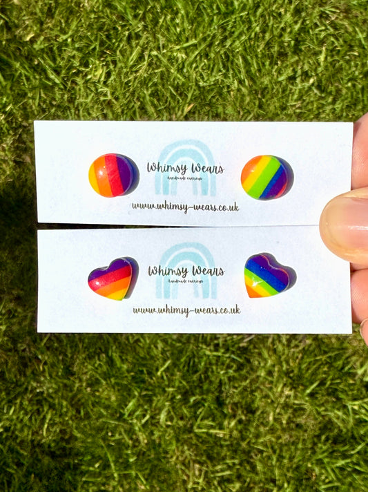 Rainbow Studs