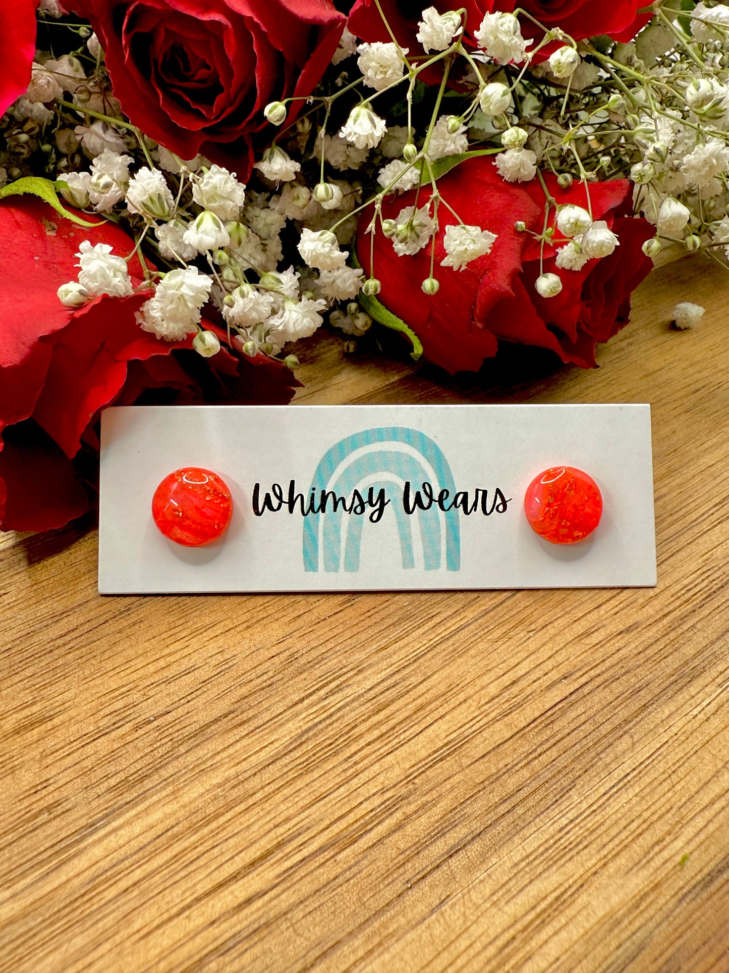 Valentines Marbled Studs