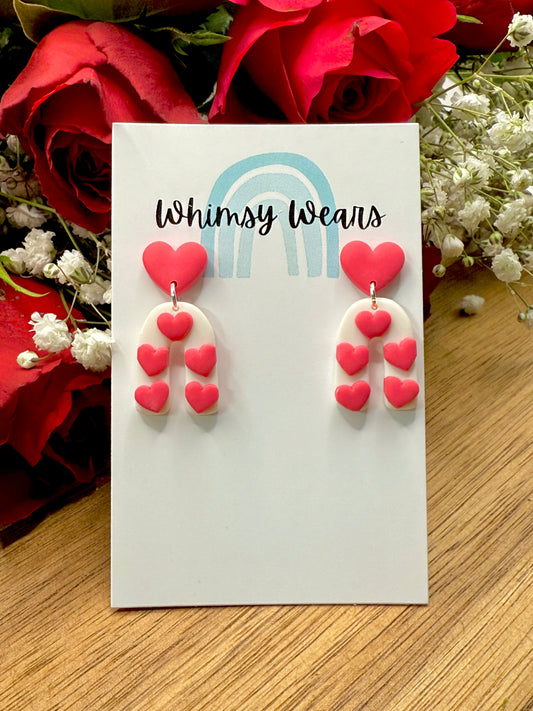 Valentines Pink Heart Arches