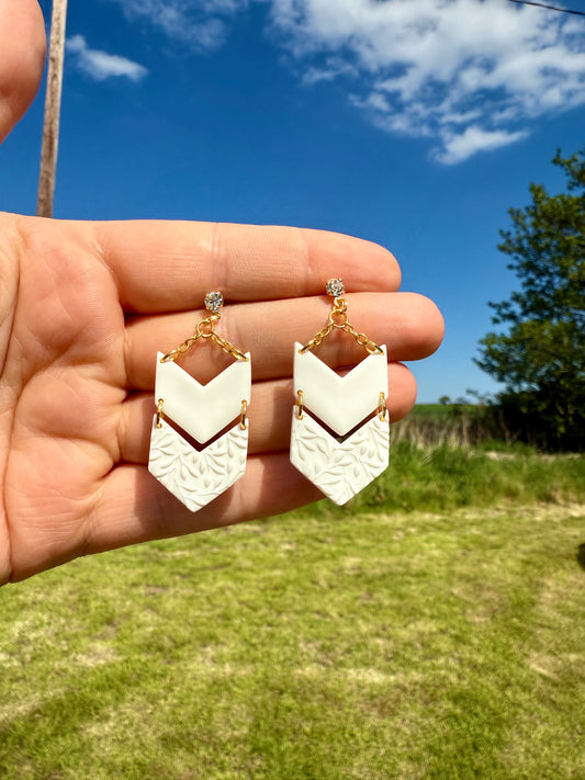 White Chevrons