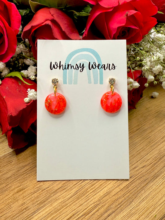 Valentines Marbled Circles