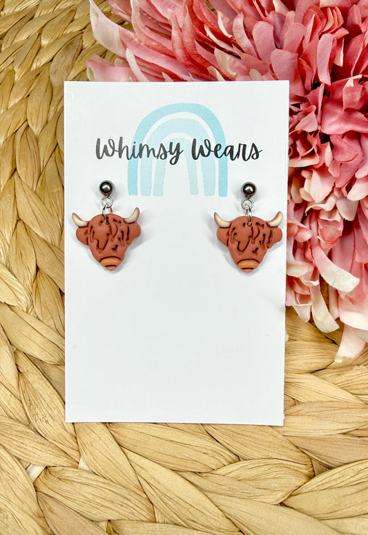 Highland Cow Dangles